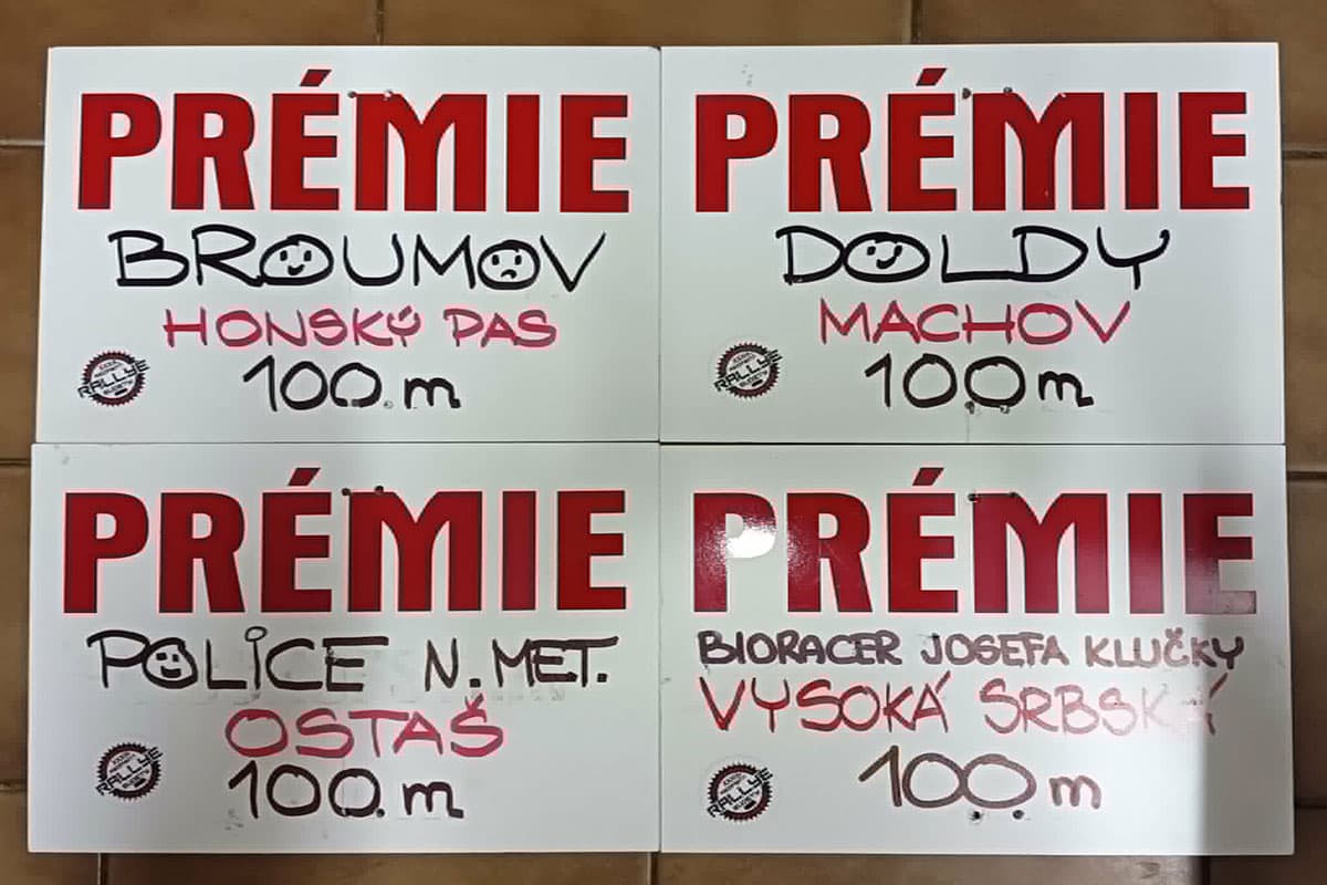 Prémie a limity na Rallye Sudety